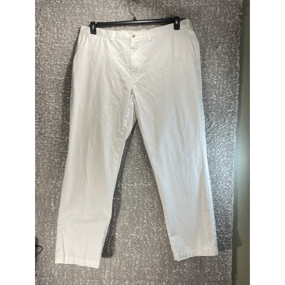 Polo Ralph Lauren Classic‎ Fit White Jeans 40 Preppy Casual Pockets READ